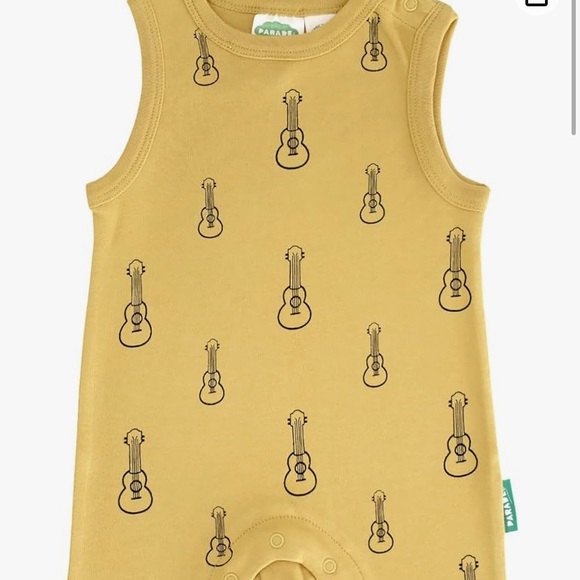 Parade Organic Baby Romper and Hat 6-12 mos - Picture 5 of 6